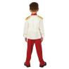 Baju Negara Inggris Prince White Red Henry Flex