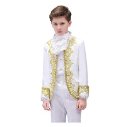 Baju Negara Eropa White Victorian Boy
