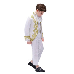 Baju Negara Eropa White Victorian Boy