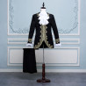 Baju Negara Eropa Black Victorian Boy istana kostum