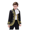 Baju Negara Eropa Black Victorian Boy istana kostum