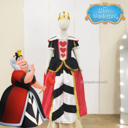 Kostum Queen of Heart Alice...
