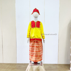 Baju Adat Bangka Belitung Yellow Girl