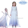 Dress Princess Elsa Frozen White Purple