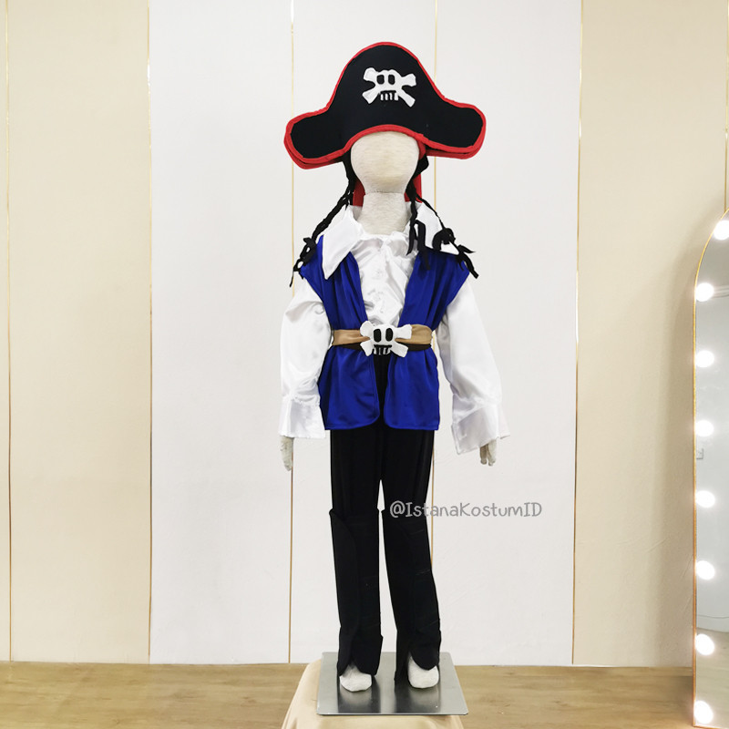 Kostum Pirate Bajak Laut Jack Sparrow