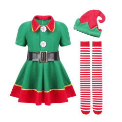 Kostum Elf Girl Christmas Peri Natal