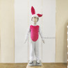 Kostum Hewan White Pink Fuschia Rabbit Kelinci Pink Fanta