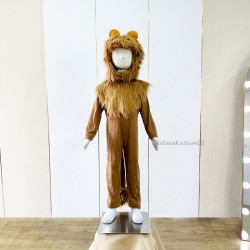 Kostum Hewan Brown Lion Fur Singa Bulu Coklat