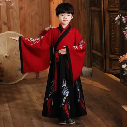 Chinese Prince Hanfu Red Black China