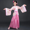 Baju Negara China Hanfu Chrysanthemum Pink