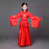 Baju Negara China Hanfu Flower Red Girl