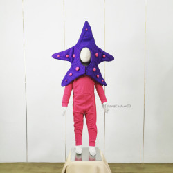 Kostum Hewan Bintang Laut Purple Pink Starfish
