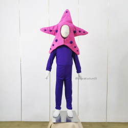 Kostum Hewan Bintang Laut Pink Purple Starfish