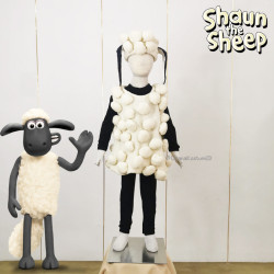 Kostum Hewan Shaun the Sheep