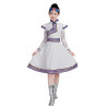 Baju Negara China Mongol White Blue Tibet Girl