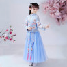 Baju Negara China Hanfu Cherry Blossom Blue Girl