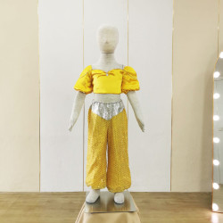 Baju Negara India Dancer Yellow Penari