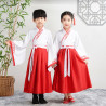 Baju Negara China Hanfu White Red