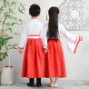 Baju Negara China Hanfu White Red