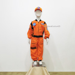 Kostum Astronot Orange A