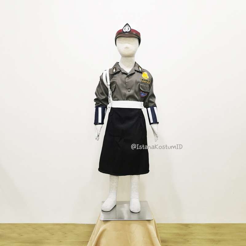 Baju Profesi Polisi Wanita Rok