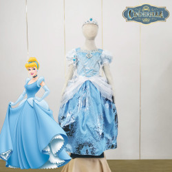 Dress Princess Cinderella Velvet Ori Disney