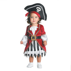 Kostum Pirate Stripe Bajak Laut Girl
