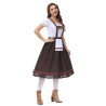 Baju Negara Jerman Bavarian Germany Brown Wanita Dewasa