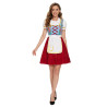 Baju Negara Jerman Oktober Fest Germany Blue Red Wanita Dewasa