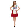 Baju Negara Jerman Oktober Fest Germany Blue Red Wanita Dewasa