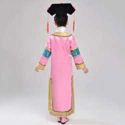 Baju Negara China Dress Princess Huan Zhu Ge Ge Pink Putri Manchu