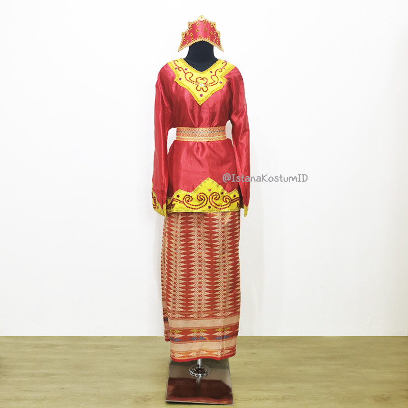 Baju Adat Jambi Red Dewasa