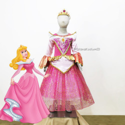 Dress Princess Aurora Pink C