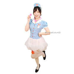 Baju Profesi Suster Blue Nurse Dewasa