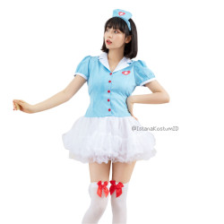 Baju Profesi Suster Blue Nurse Dewasa