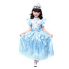 Dress Princess Cinderella Bulu Velvet