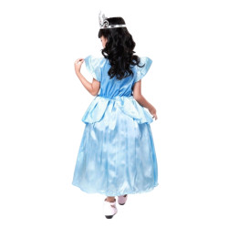 Dress Princess Cinderella Bulu Velvet