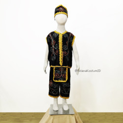 Baju Adat Dayak Black Boy A