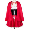 Kostum Red Riding Hood Italia Wanita Dewasa