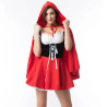 Kostum Red Riding Hood Italia Wanita Dewasa