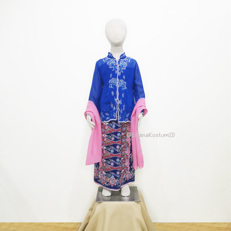 Kebaya Encim None Betawi Blue