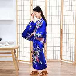 Baju Negara Jepang Yukata Blue Stork Girl