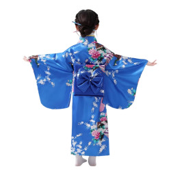 Baju Negara Jepang Yukata Blue Stork Girl