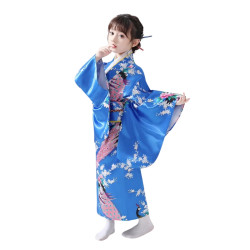 Baju Negara Jepang Yukata Blue Stork Girl