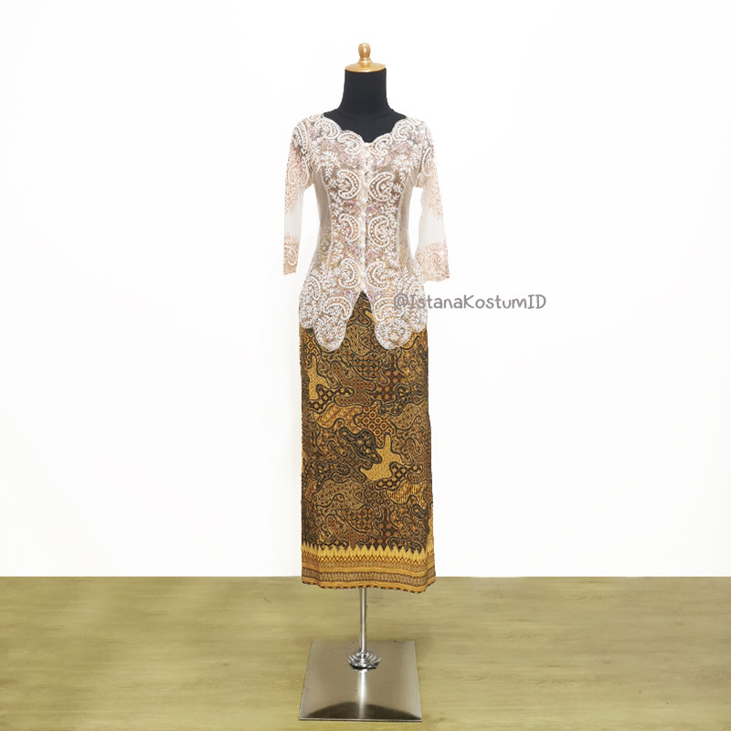 Baju Adat Kebaya Sequin Blink Pink Wisuda Wanita Dewasa