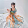 Baju Negara China Hanfu Orange Tosca Girl