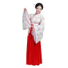 Baju Negara China Hanfu Flower White Red Wanita Dewasa