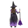 Kostum Penyihir Witch Purple Stripe Black sewa istana kostum baju