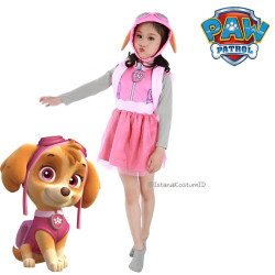 Kostum Skye Paw Patrol Pink