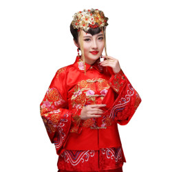 Baju Negara China Sangjit Red A Wanita Dewasa